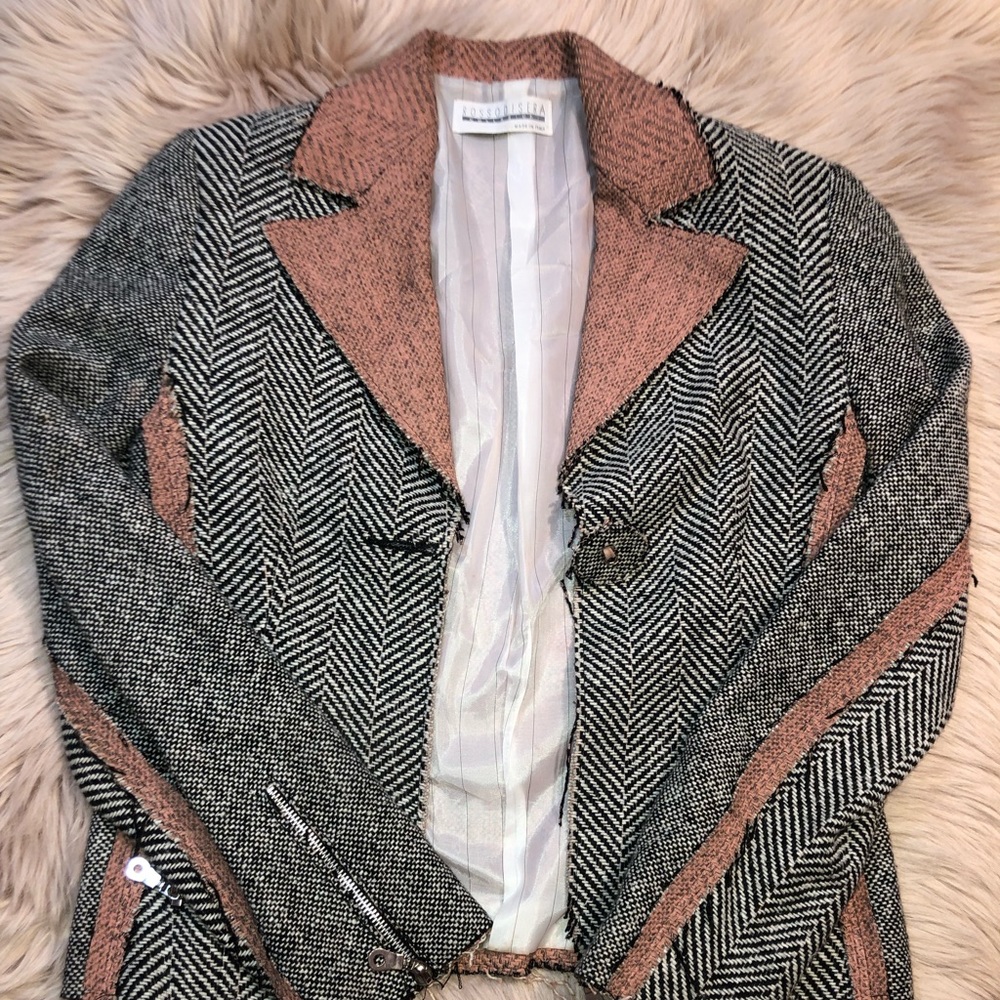 Rossodisera Tweed Jacket Women size S